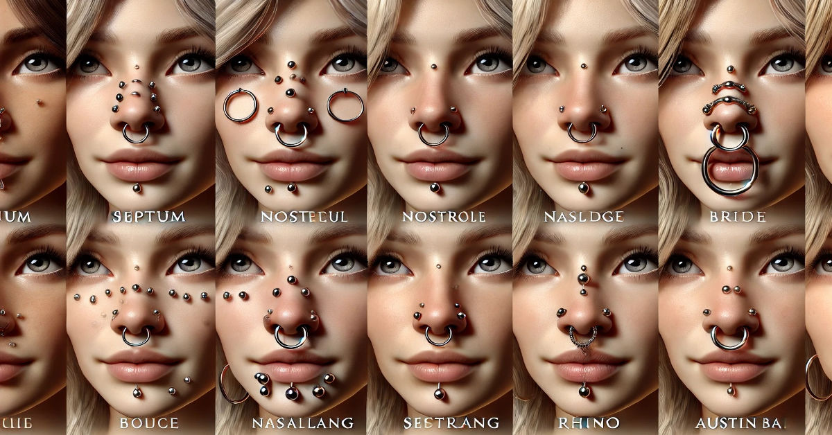 Types of Nose Piercings